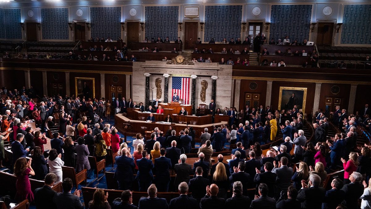 US House chamber during State of the Union