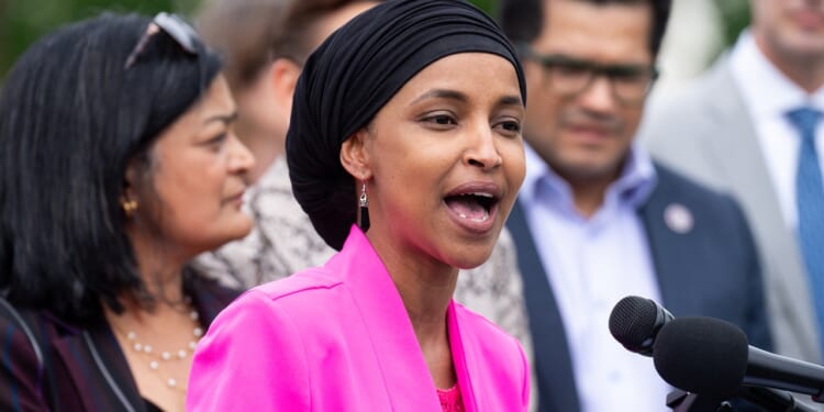 Ilhan Omar tells Trump 'I can read' in Constitution debate spat