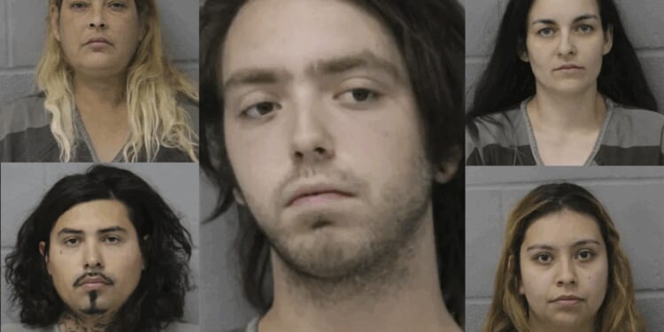 Half-naked woman 'missing flesh' and handcuffed in backyard was tortured for weeks, beaten with bat, shot with BB gun: Cops