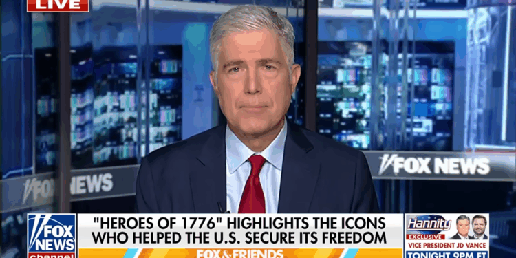 Justice Gorsuch: ‘The Greatest Danger America Faces Today’ Is ‘Itself’