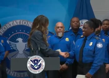 Kristi Noem hands $10K bonuses to TSA workers after shutdown