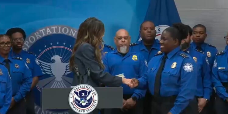 Kristi Noem hands $10K bonuses to TSA workers after shutdown