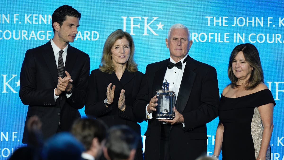 Mike Pence receives the John F. Kennedy Profile in Courage Award