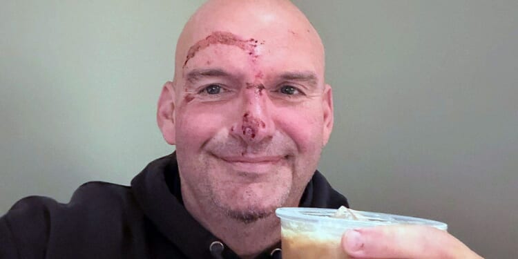 Sen. John Fetterman shares recovery photo after heart hospitalization