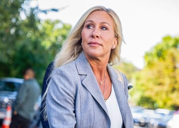 Raskin says Democratic Party would welcome MTG, drawing boos from the crowd