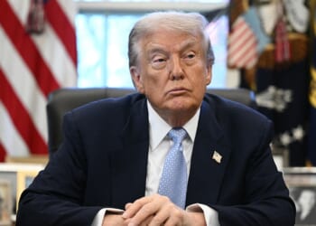 Trump explains hoarse voice came from trade dispute