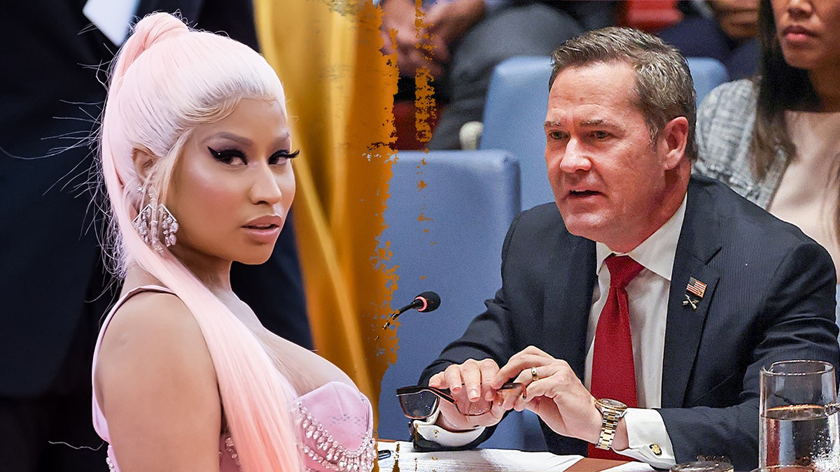 Nicki Minaj and Mike Waltz