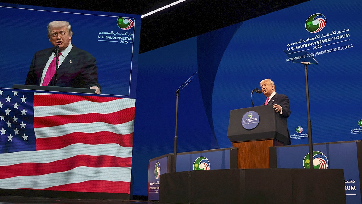 Trump speaks at U.S.-Saudi Investment Forum