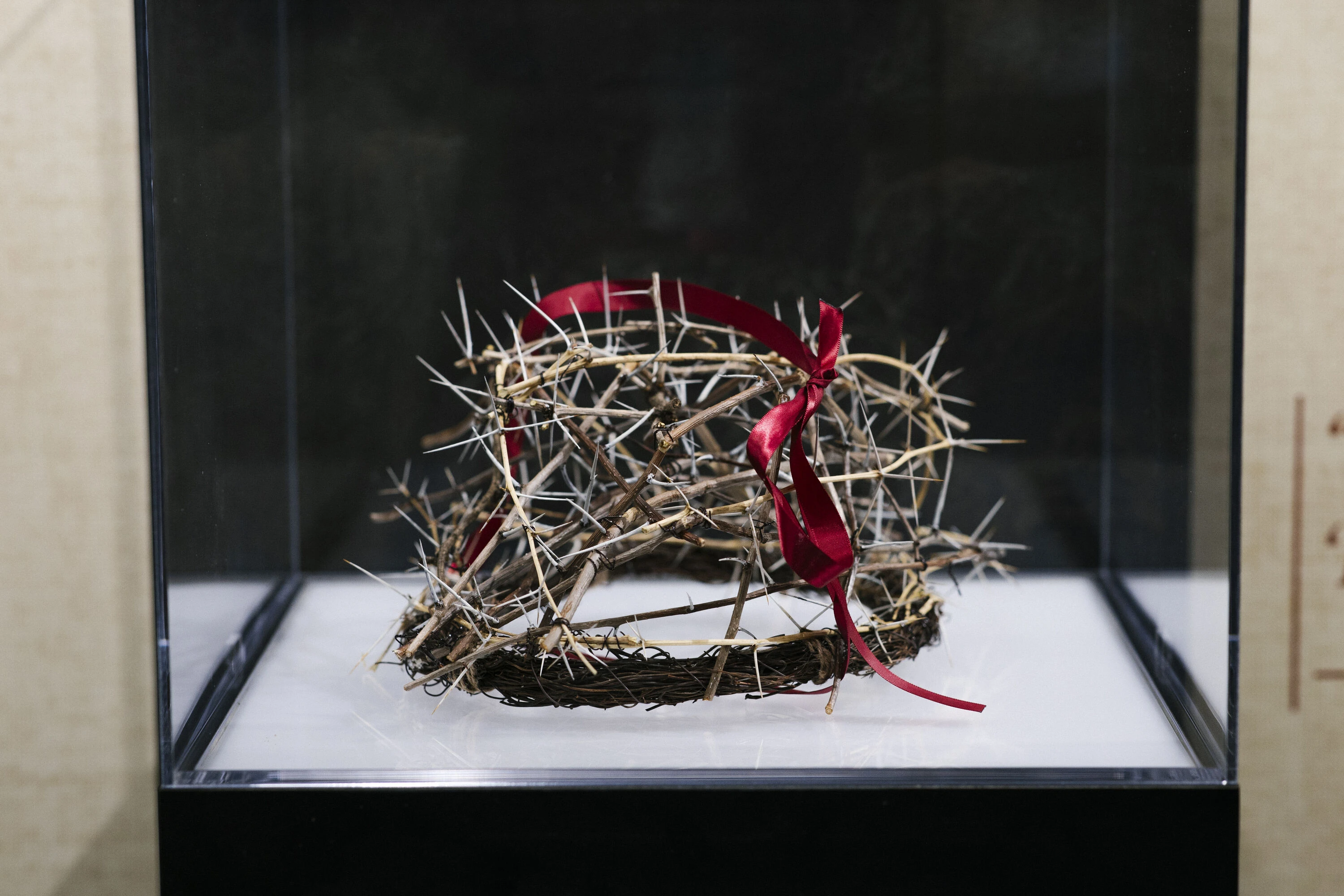 A crown of thorns from the “Shroud of Turin: An Immersive Experience,” a $5 million, 10,000-square-foot museum on the chancery campus of the Diocese of Orange in Southern California. The museum opened to visitors on Nov. 19, 2025. Credit: Diocese of Orange