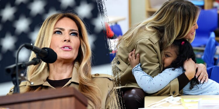 First lady warns AI will redefine warfare during Marine Corps visit