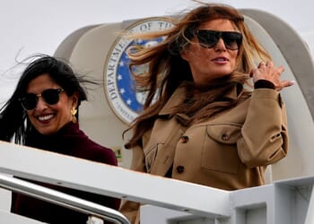 Melania Trump, Usha Vance visit military families in North Carolina