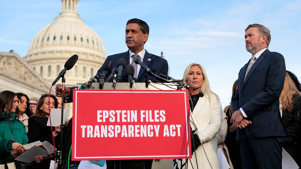 Khanna, Greene, and Massie speak about Epstein bill