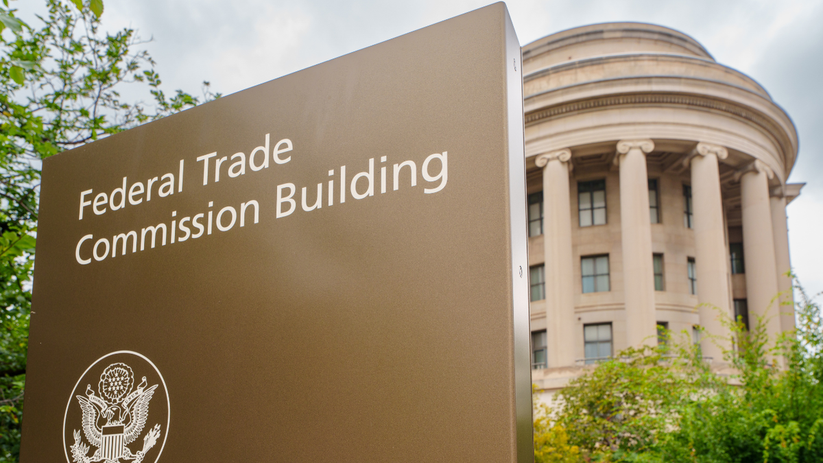 The exterior of the FTC building in Washington, DC.
