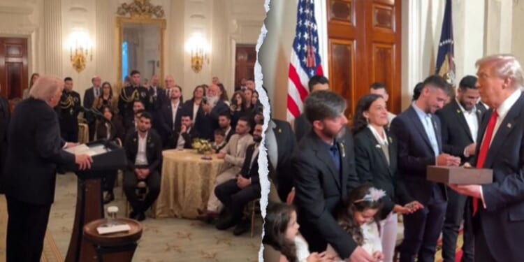 Trump Meets Freed Israeli Hostages at White House