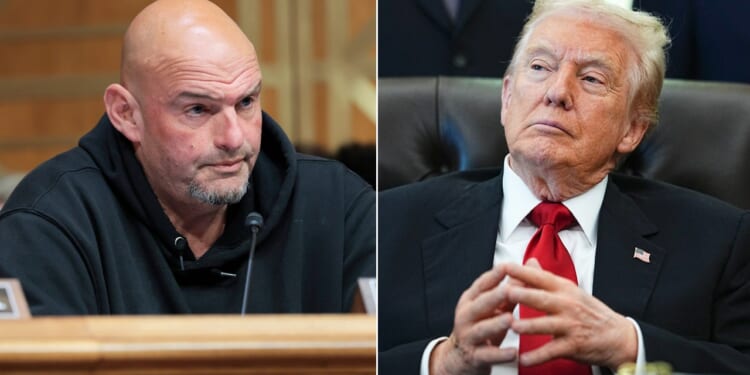 Sen. John Fetterman accuses President Donald Trump of 'dangerous rhetoric'