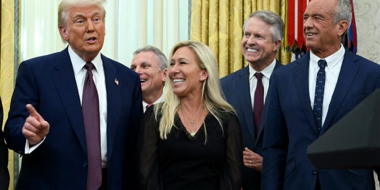 Trump reacts to Marjorie Taylor Greene resignation