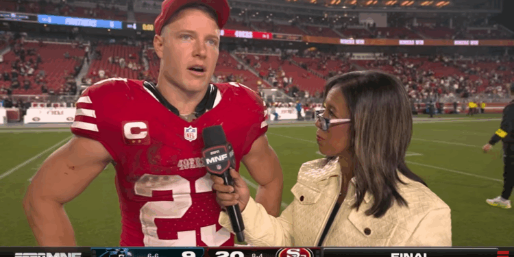 49ers Star Christian McCaffrey Gives ‘All Glory To God’ After Monday Night Football Win