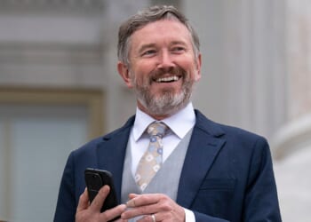 Rep Thomas Massie jokes amid attacks lobbed by President Donald Trump