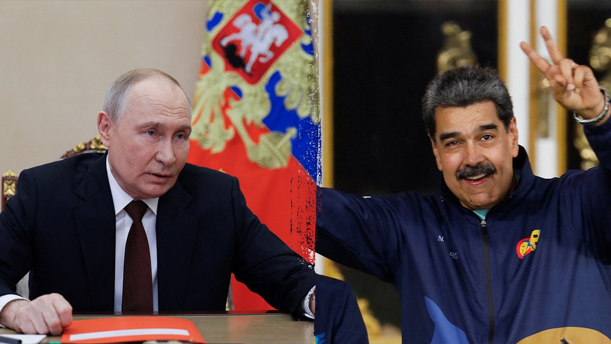 Vladimir Putin and Nicolas Maduro