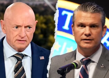Hegseth tells Sen Mark Kelly 'you can’t even display your uniform correctly'