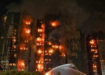 Fire Consumes Hong Kong Residential High-Rises, Death Toll at 13 and Rising