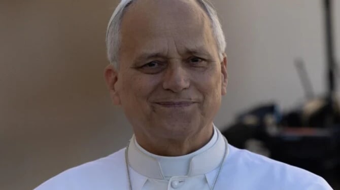 Pope Leo XIV close-up