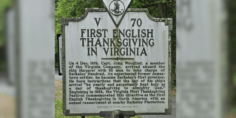 The Real First Thanksgiving Happened In Virginia Two Years Before The Pilgrims