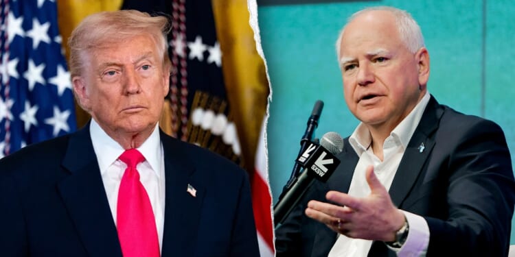 Trump calls Tim Walz 'seriously r------d' over Minnesota crime concerns