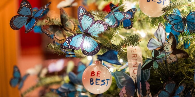 First lady Melania Trump decorates the White House for Christmas: 'Home is Where the Heart Is'