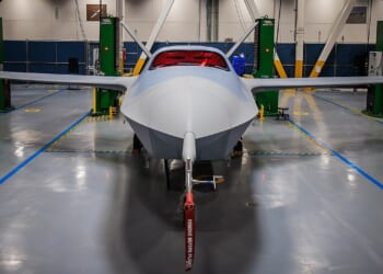 A YFQ-42 drone on the ground.