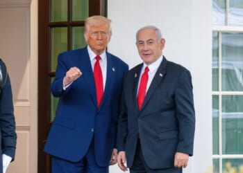 President Donald J Trump welcomes Israeli Prime Minister Benjamin Netanyahu to the White House.