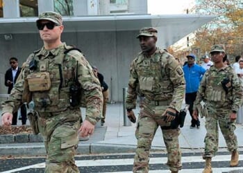 Billboards Urge National Guardsmen to Refuse Orders from Trump Admin