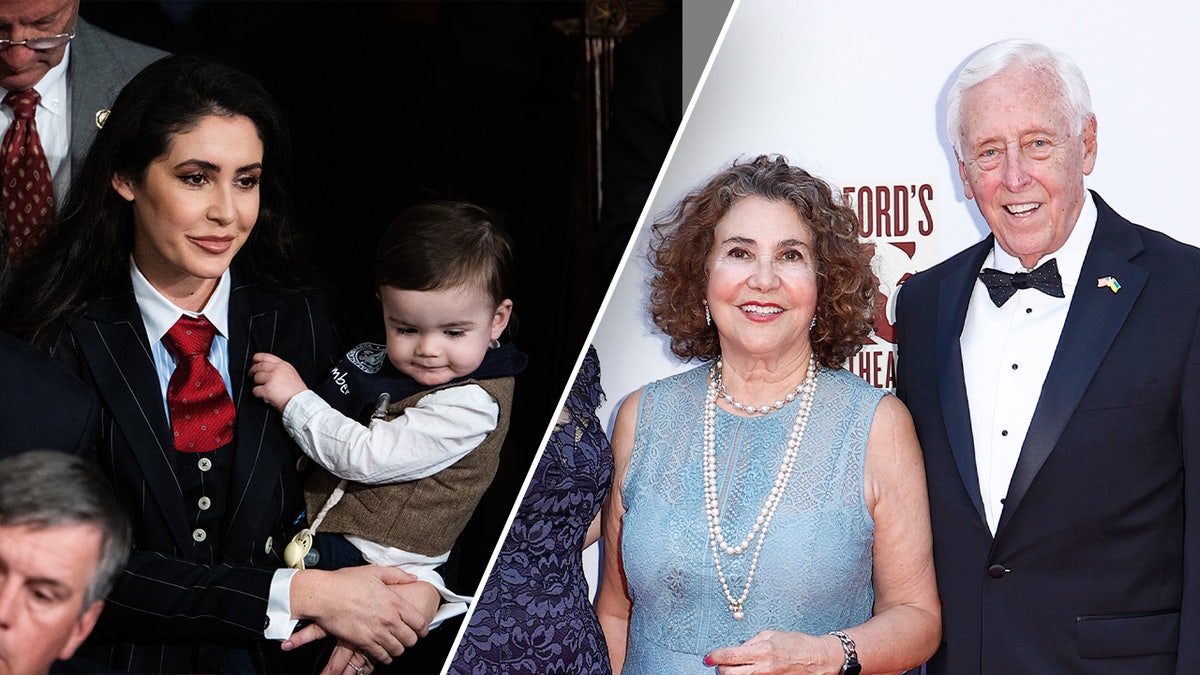 Split of Anna Paulina Luna and Steny Hoyer with family