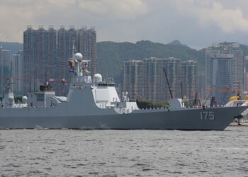 A Chinese ship at sail.