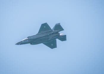 An Israeli F-35 in flight.