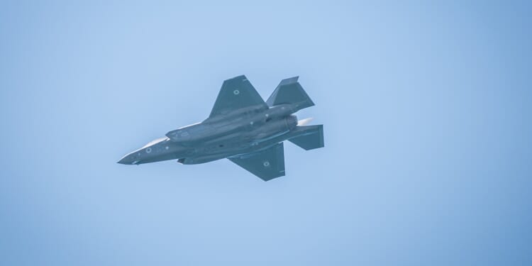 An Israeli F-35 in flight.