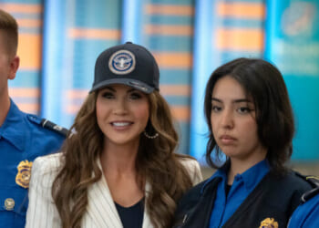 DHS Sec. Kristi Noem Hands Out $10,000 Bonus Checks to TSA Agents