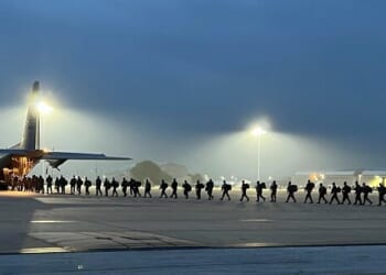 Deployed Texas National Guard Troops Returning Home from Illinois Ahead of Thanksgiving