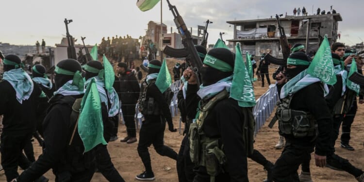 Palestinian factions handed over the bodies of four Israelis to the Red Cross in Khan Yunis, south of the Gaza Strip, on February 20, 2025.