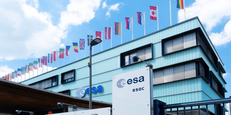 The headquarters of the European Space Agency (ESA).