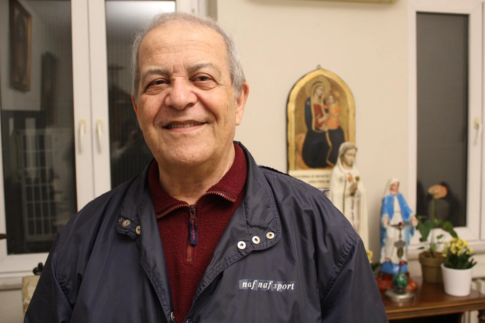 Father Nicola Masedu is a Sardinian priest who has served in Turkey for more than 15. He greeted Pope Leo at the entrance of the Cathedral of the Holy Spirit in Istanbul on Nov.28, 2025, when the pontiff addressed rhe Christian community there. Courtesy of Father Nicola Masedu