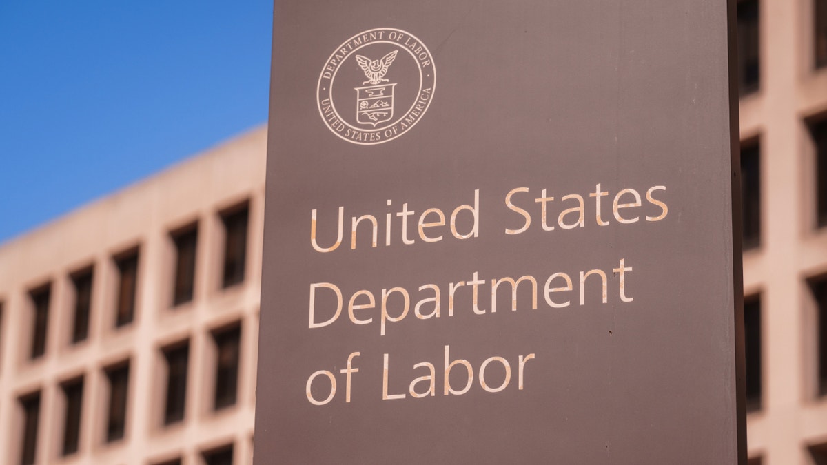Department of Labor building and sign.