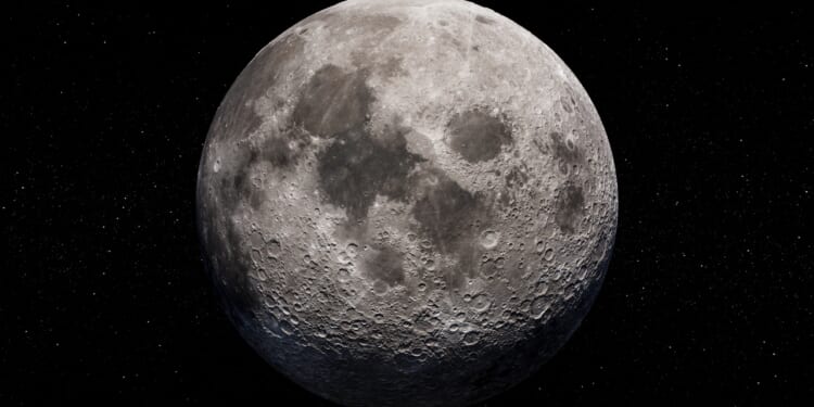 An image of the moon.