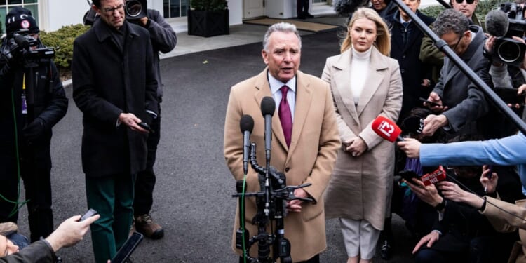 Steve Witkoff United States Special Envoy to the Middle East came out to talk to the press on the hostage situation and a little bit on Ukraine talks.