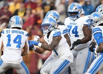 Lions Receivers Hit the 'Trump Dance' Ahead of Trump Visit