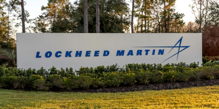 Lockheed Martin headquarters sign.