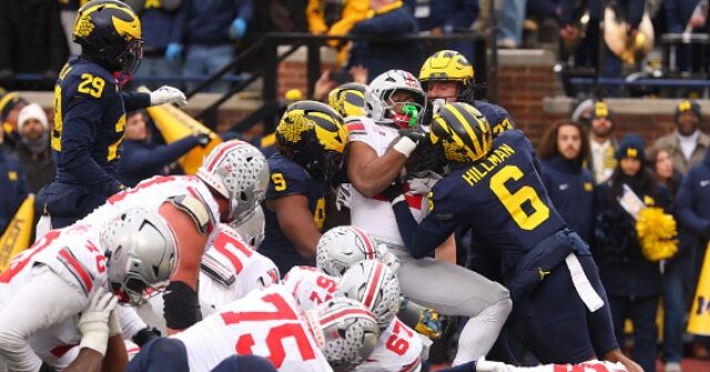 Michigan Player Head Butts Referee in Wild Scene During Ohio State Game