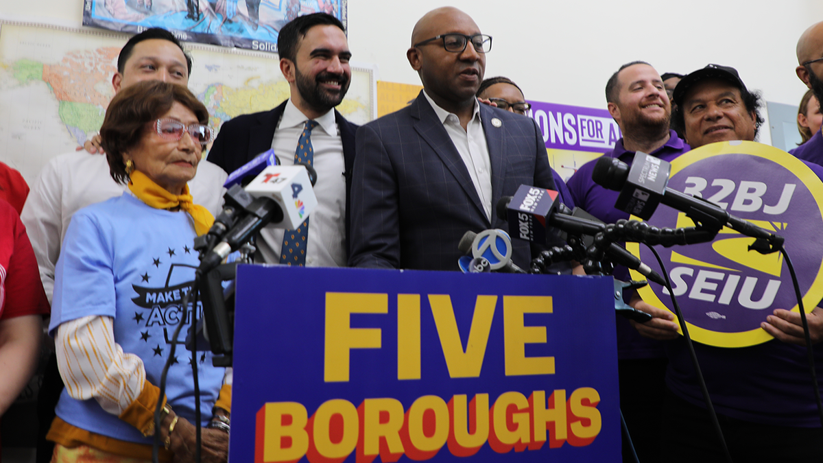 Zohran Mamdani in Queens