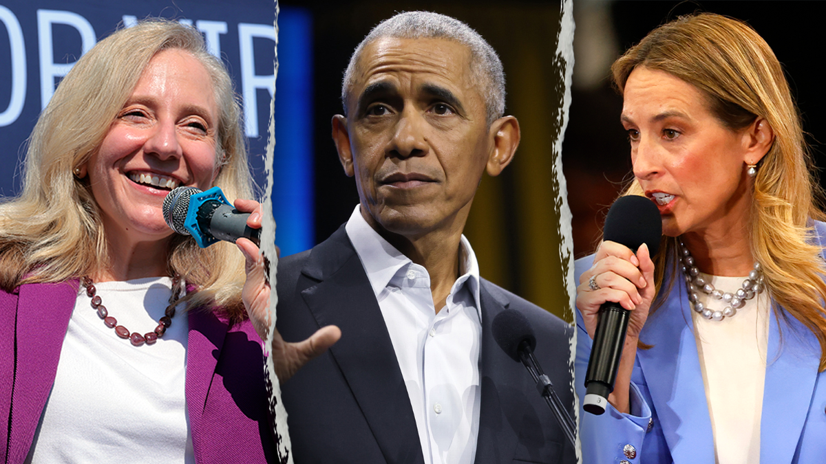 Abigail Spanberger, Barack Obama and Mikie Sherrill split