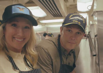 Pete Hegseth Spends Thanksgiving Serving Sailors Aboard Warships